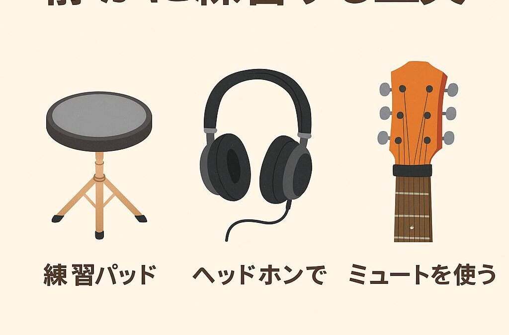 家でできる効果的な楽器練習法｜音を出せないときの工夫