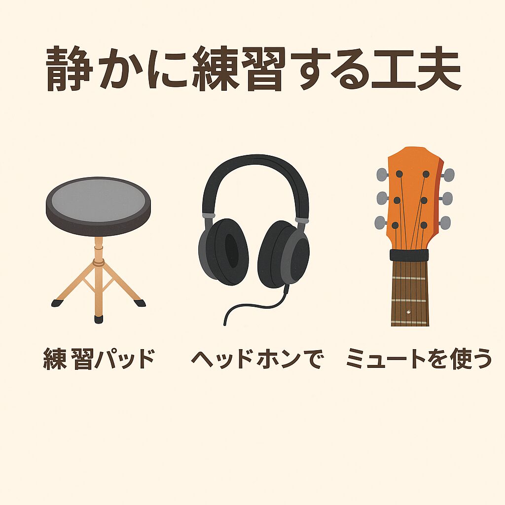 家でできる効果的な楽器練習法｜音を出せないときの工夫