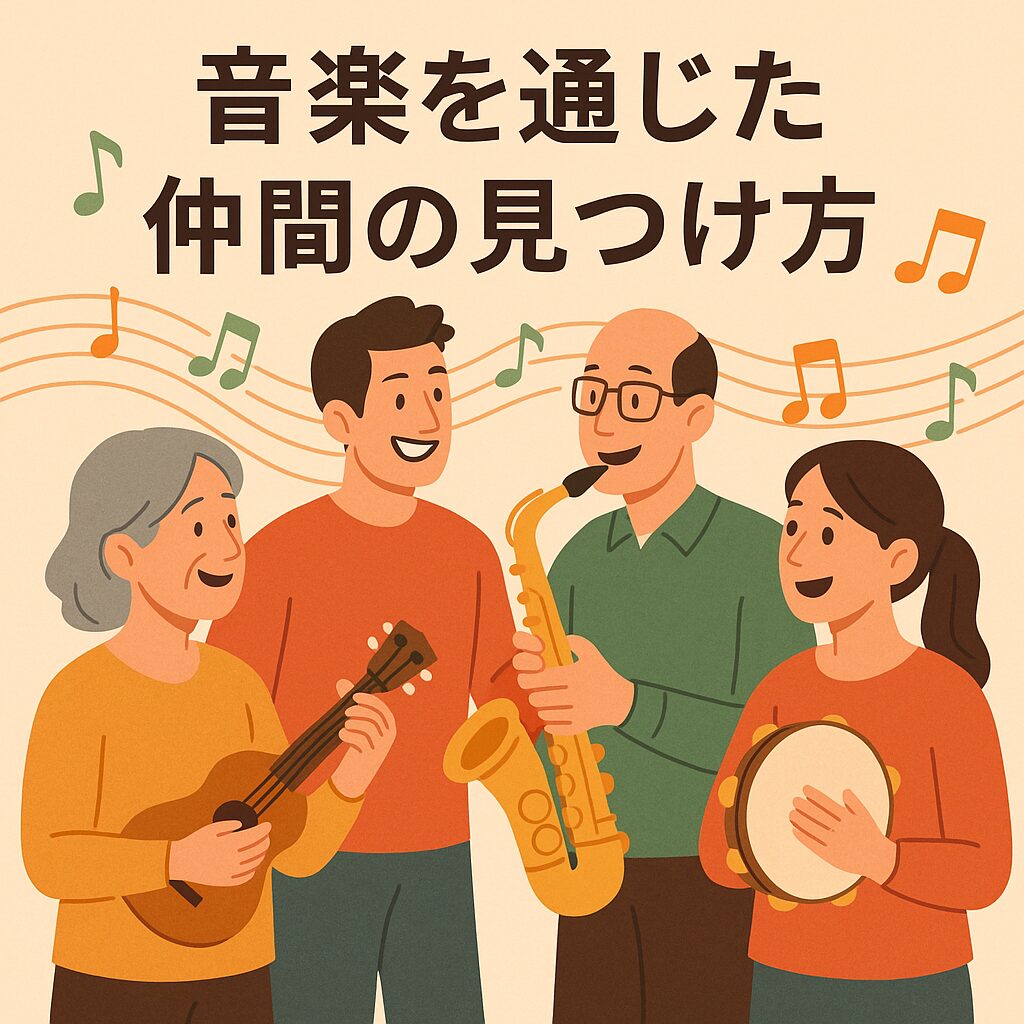 音楽を通じた仲間の見つけ方の記事のサムネイル